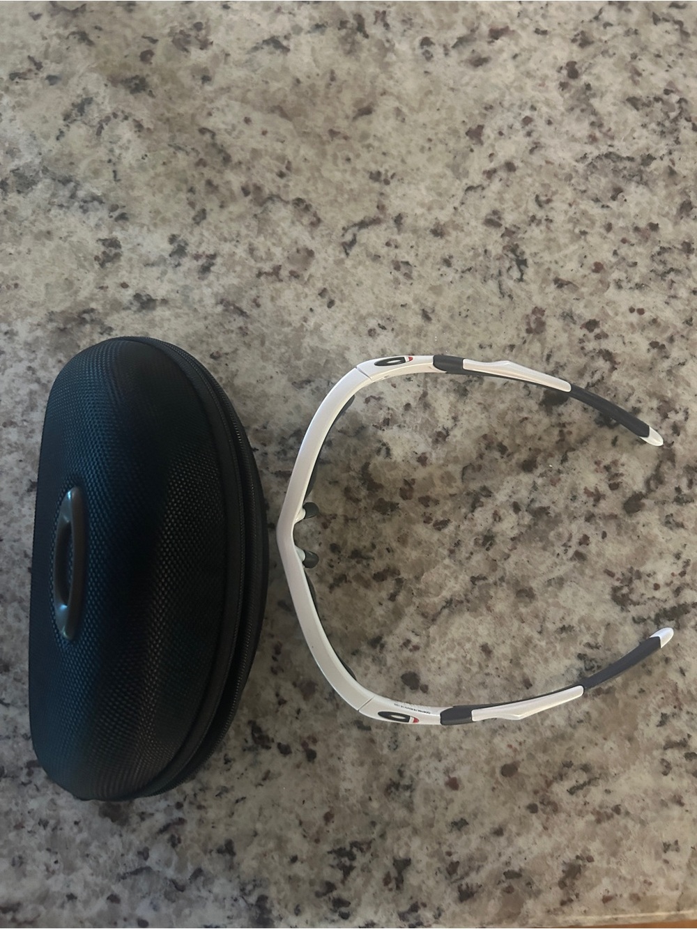 Oakley Team USA Half Jacket 2.0 White Sport Sunglasses w/ Case - Picture 3 of 5